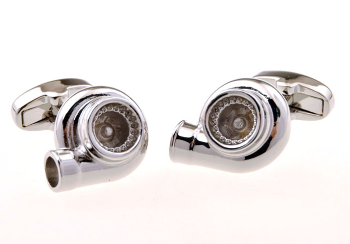 Blower Cufflinks  Silver Texture Cufflinks Metal Cufflinks Tools Wholesale & Customized  CL655838