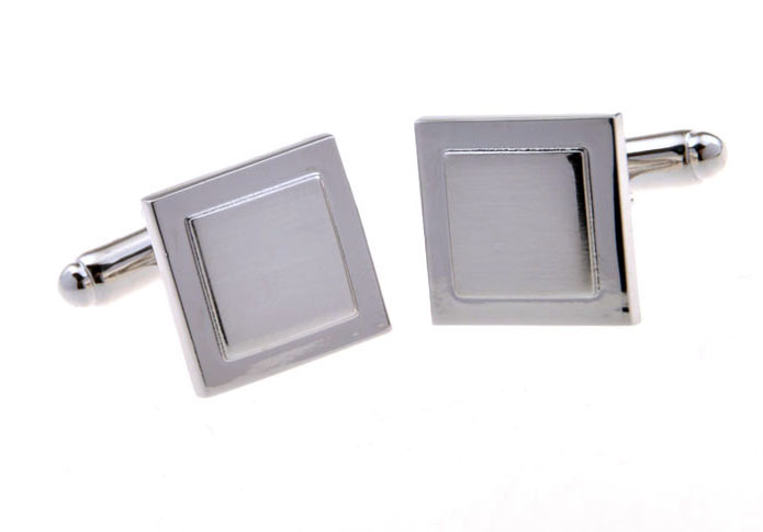  Silver Texture Cufflinks Metal Cufflinks Wholesale & Customized  CL655967