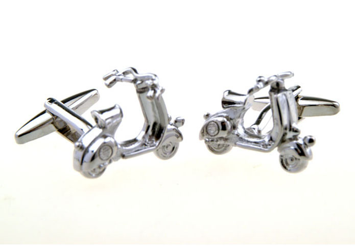  Silver Texture Cufflinks Metal Cufflinks Transportation Wholesale & Customized  CL656102