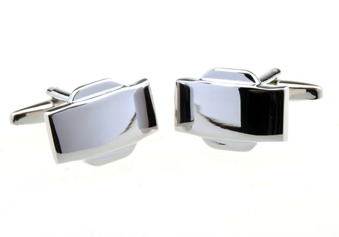 Silver Texture Cufflinks Metal Cufflinks Funny Wholesale & Customized  CL656148