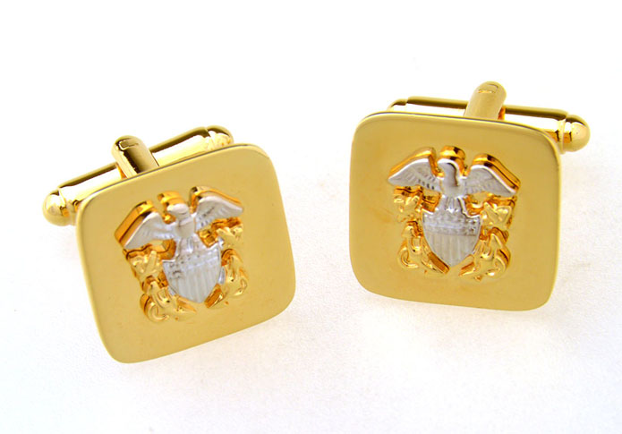  Gold Luxury Cufflinks Metal Cufflinks Flags Wholesale & Customized  CL656949