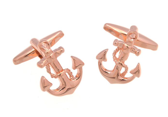 Anchor Cufflinks  Gold Luxury Cufflinks Metal Cufflinks Transportation Wholesale & Customized  CL657050