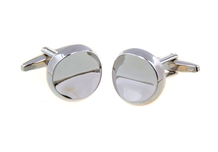  Silver Texture Cufflinks Metal Cufflinks Wholesale & Customized  CL657079
