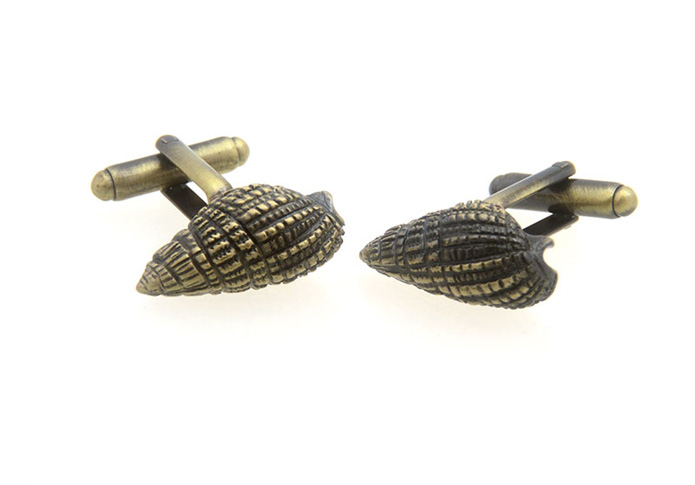 Conch Cufflinks  Bronzed Classic Cufflinks Metal Cufflinks Animal Wholesale & Customized  CL657092