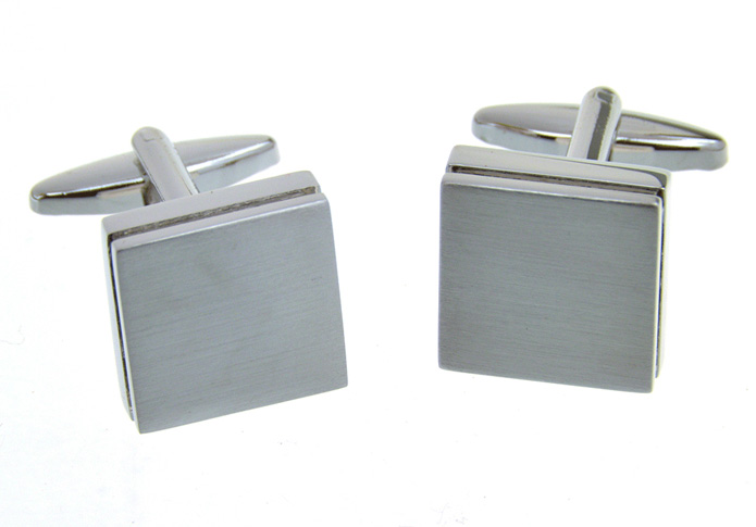  Silver Texture Cufflinks Metal Cufflinks Wholesale & Customized  CL657121