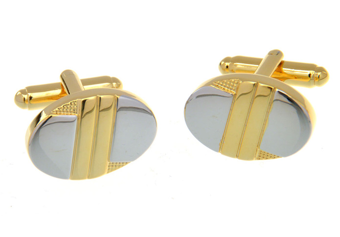  Gold Luxury Cufflinks Metal Cufflinks Wholesale & Customized  CL657141