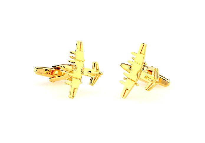 Combat Airplane Cufflinks  Gold Luxury Cufflinks Metal Cufflinks Military Wholesale & Customized  CL666826