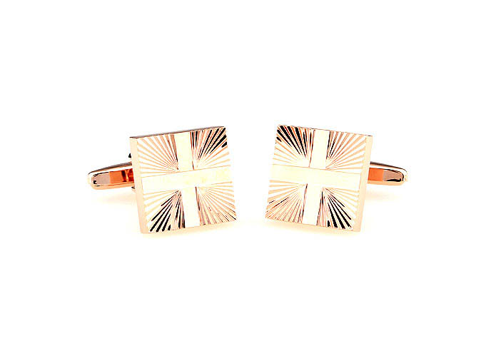 Cross Cufflinks  Gold Luxury Cufflinks Metal Cufflinks Religious and Zen Wholesale & Customized  CL666898