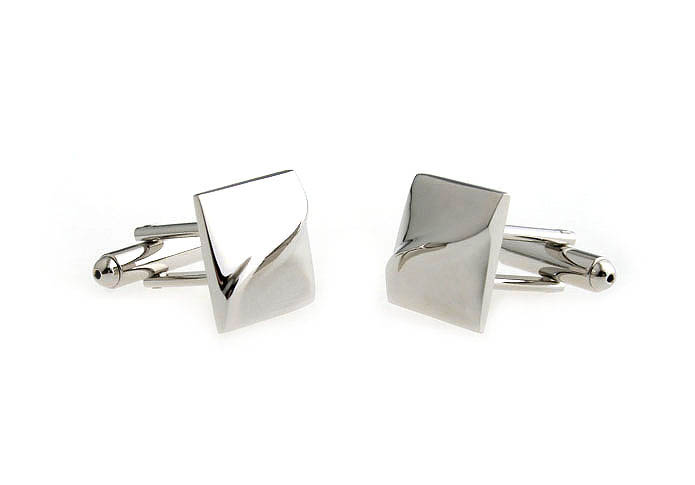  Silver Texture Cufflinks Metal Cufflinks Wholesale & Customized  CL666963