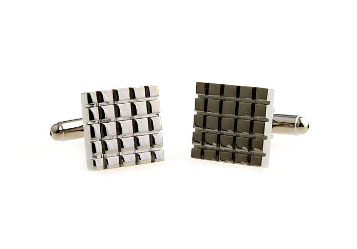  Silver Texture Cufflinks Metal Cufflinks Wholesale & Customized  CL667268