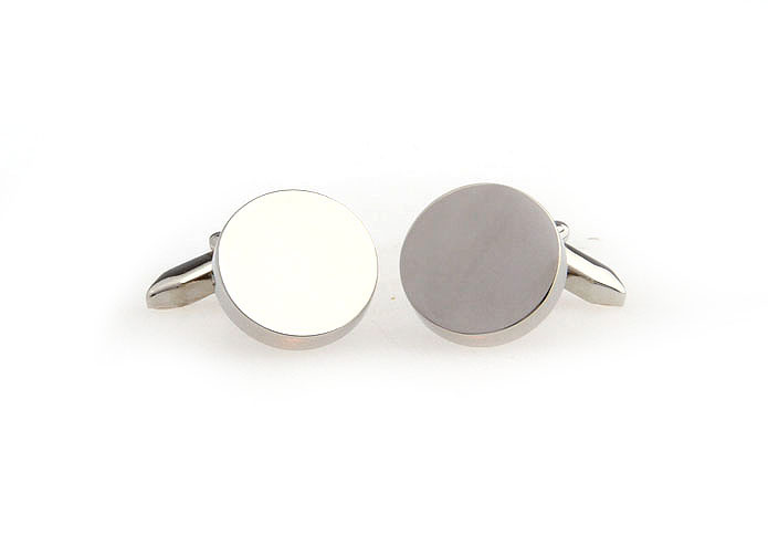  Silver Texture Cufflinks Metal Cufflinks Wholesale & Customized  CL667320