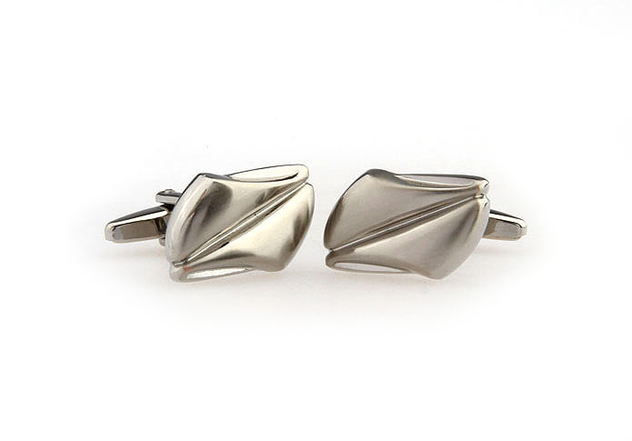  Silver Texture Cufflinks Metal Cufflinks Funny Wholesale & Customized  CL667354