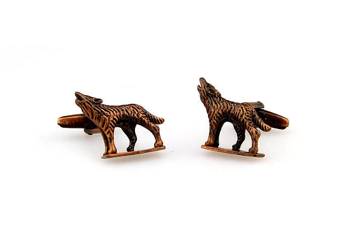 Snow Wolf Cufflinks  Bronzed Classic Cufflinks Metal Cufflinks Animal Wholesale & Customized  CL667580