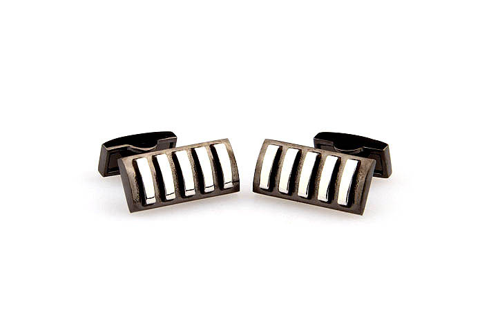  Gray Steady Cufflinks Metal Cufflinks Wholesale & Customized  CL667694