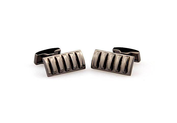  Gray Steady Cufflinks Metal Cufflinks Wholesale & Customized  CL667698
