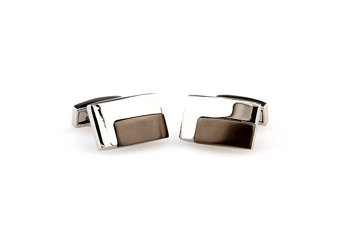 Gray Steady Cufflinks Metal Cufflinks Wholesale & Customized  CL667710