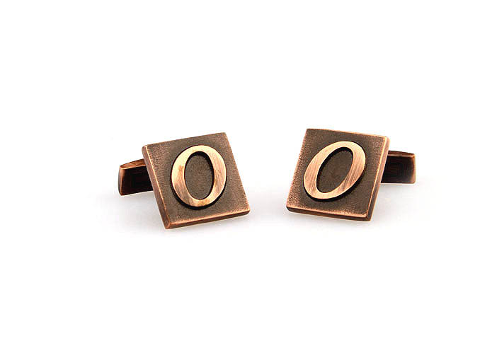 26 Letters O Cufflinks  Bronzed Classic Cufflinks Metal Cufflinks Symbol Wholesale & Customized  CL668026