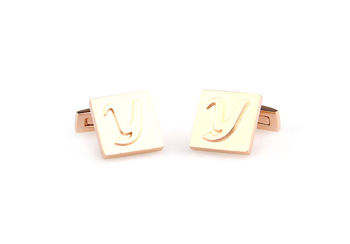 26 Letters Y Cufflinks  Bronzed Classic Cufflinks Metal Cufflinks Symbol Wholesale & Customized  CL668097
