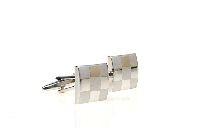 Laser Engraved Cufflinks  Matte Color Simple Cufflinks Metal Cufflinks Wholesale & Customized  CL671365