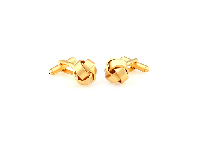  Gold Luxury Cufflinks Metal Cufflinks Knot Wholesale & Customized  CL671389