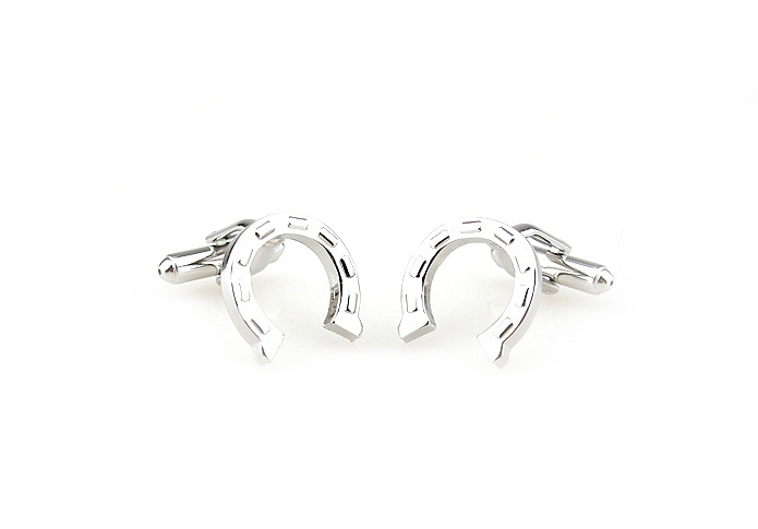 Omega symbol Cufflinks  Silver Texture Cufflinks Metal Cufflinks Symbol Wholesale & Customized  CL671408