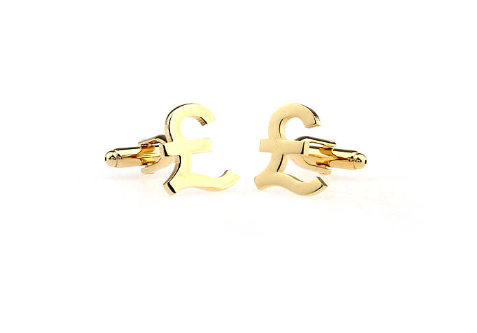 Pound sign Cufflinks  Gold Luxury Cufflinks Metal Cufflinks Symbol Wholesale & Customized  CL671555
