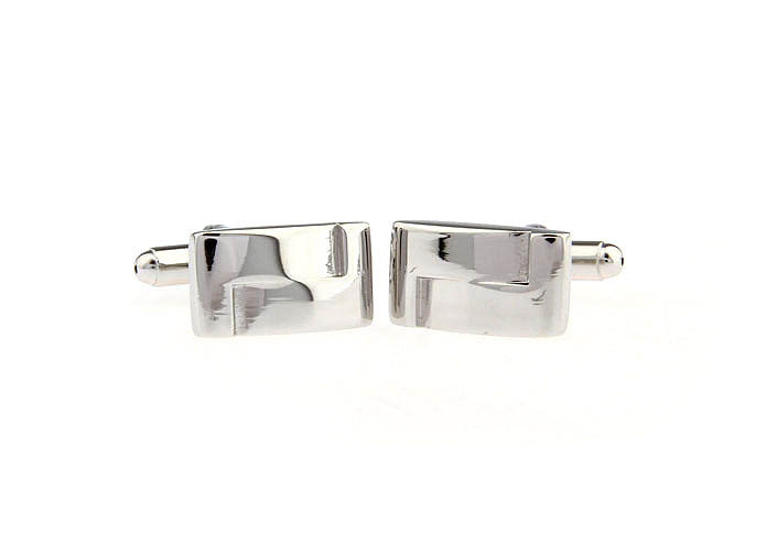  Silver Texture Cufflinks Metal Cufflinks Wholesale & Customized  CL671577