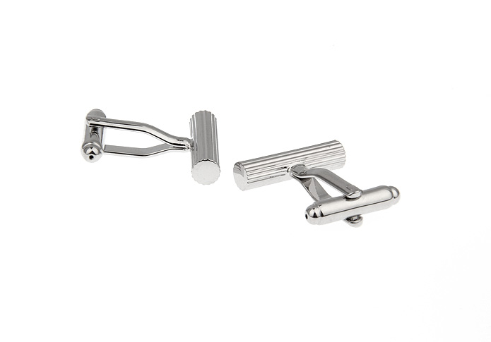  Silver Texture Cufflinks Metal Cufflinks Wholesale & Customized  CL671815