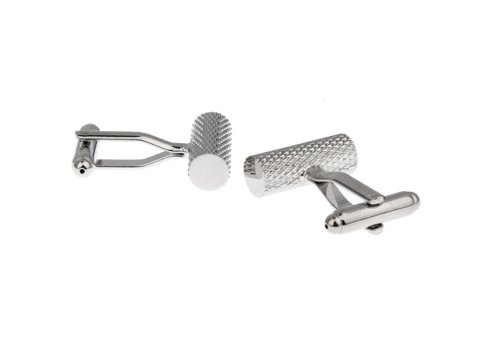  Silver Texture Cufflinks Metal Cufflinks Wholesale & Customized  CL671816