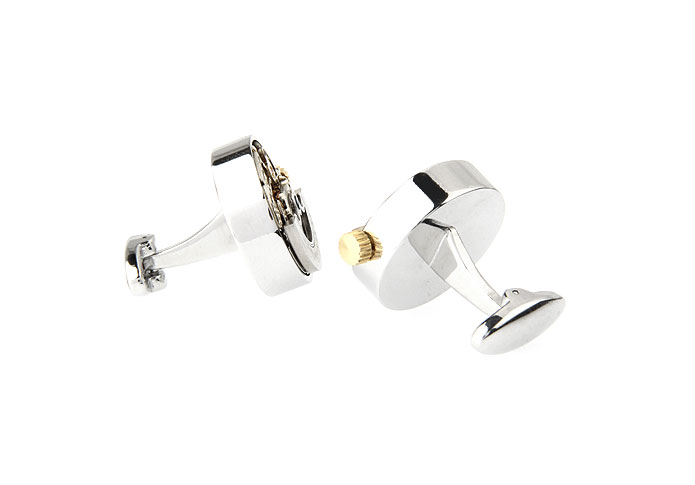 Steampunk with the smallest vintage watch movements Cufflinks  Gold Luxury Cufflinks Metal Cufflinks Tools Wholesale & Customized  CL671822