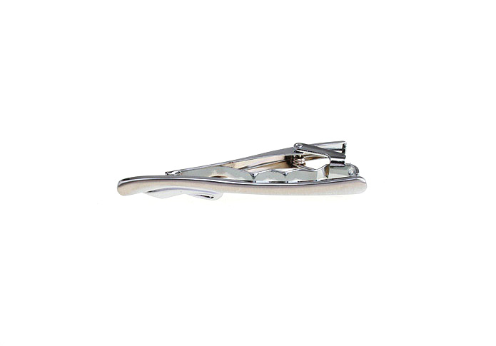  Silver Texture Tie Clips Metal Tie Clips Wholesale & Customized  CL840734