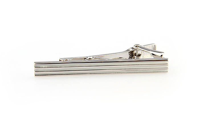  Silver Texture Tie Clips Metal Tie Clips Wholesale & Customized  CL860812