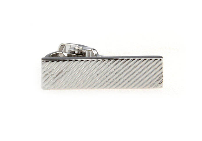 Silver Texture Tie Clips Metal Tie Clips Wholesale & Customized  CL860885