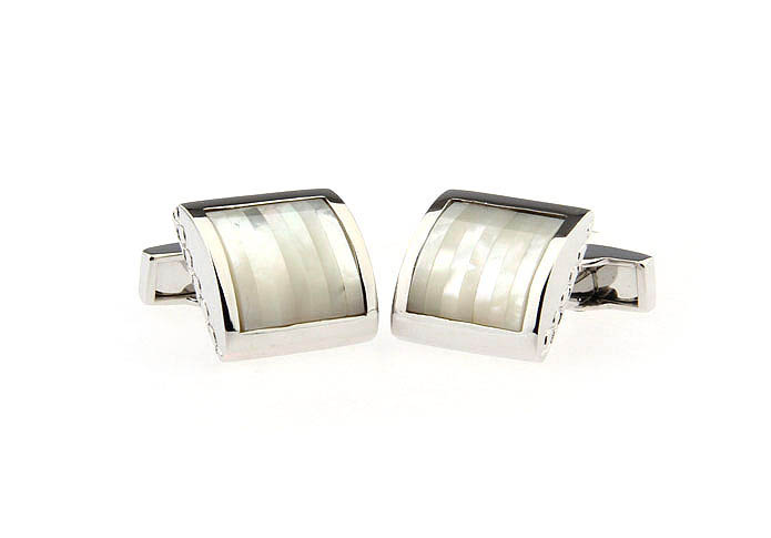  White Purity Cufflinks Shell Cufflinks Wholesale & Customized  CL651092