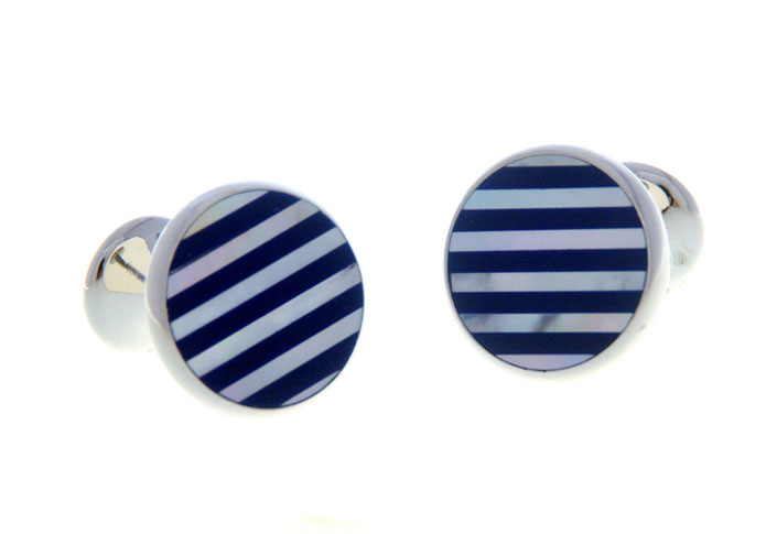  Blue Elegant Cufflinks Shell Cufflinks Wholesale & Customized  CL656553