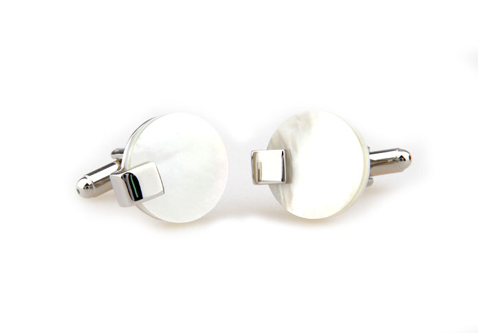  White Purity Cufflinks Shell Cufflinks Wholesale & Customized  CL661535