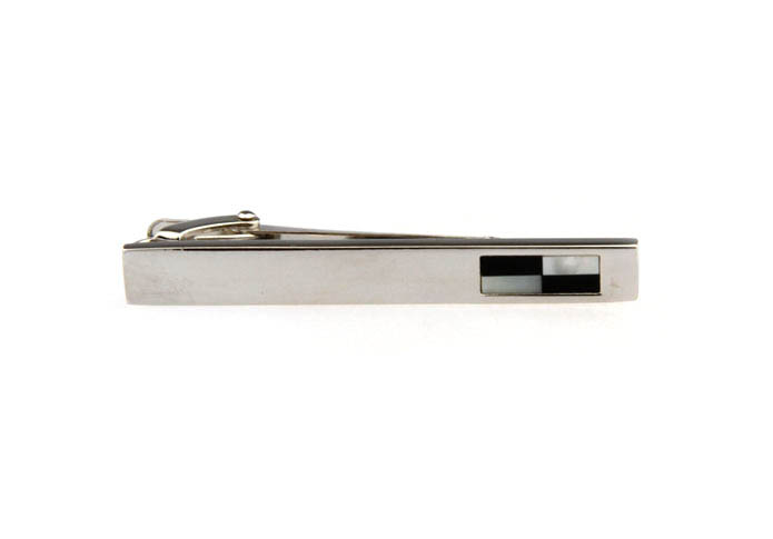  Black White Tie Clips Shell Tie Clips Wholesale & Customized  CL860756