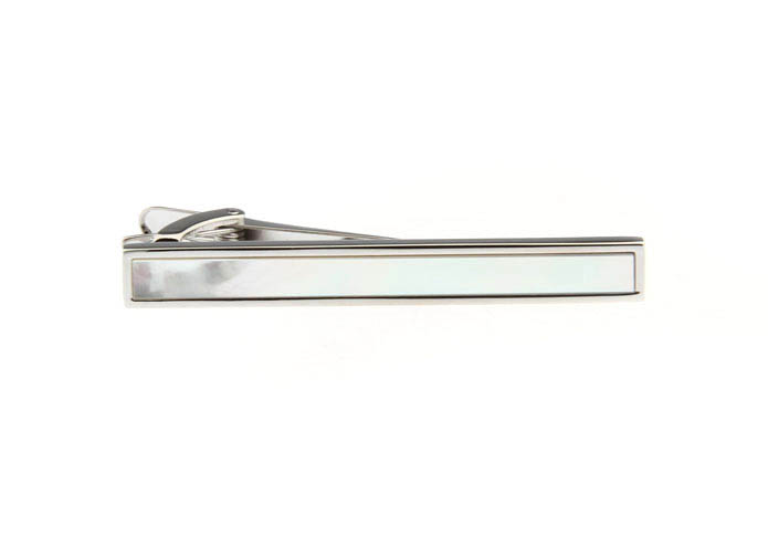  White Purity Tie Clips Shell Tie Clips Wholesale & Customized  CL860762