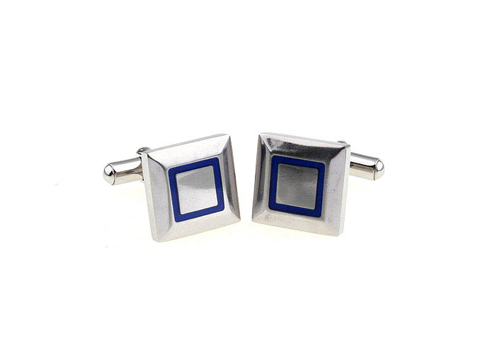 Blue Elegant Cufflinks Stainless Steel Cufflinks Wholesale & Customized  CL620726