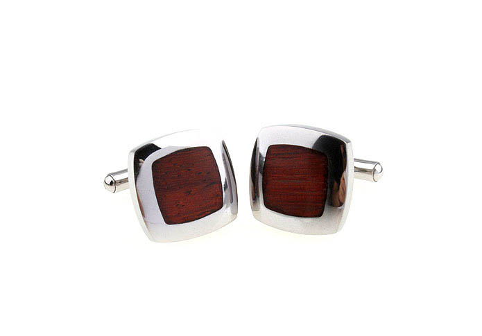  Khaki Dressed Cufflinks Stainless Steel Cufflinks Wholesale & Customized  CL620740