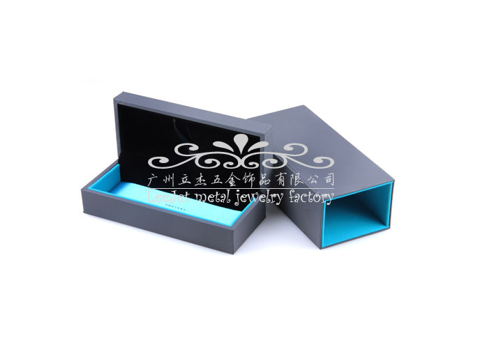 Imitation leather + Plastic Jewelry Boxes  Blue Elegant Jewelry Boxes Jewelry Boxes Wholesale & Customized  CL210446