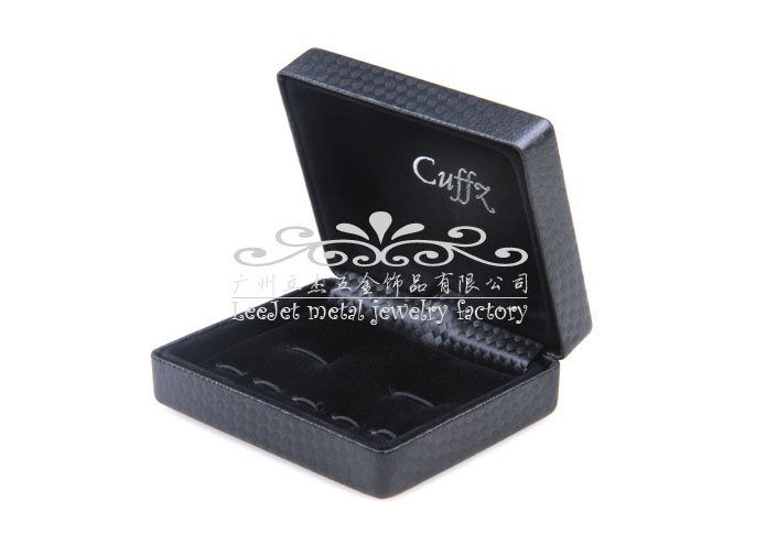 Imitation leather + Alloy Cufflinks Boxes  Black Classic Cufflinks Boxes Cufflinks Boxes Wholesale & Customized  CL210456