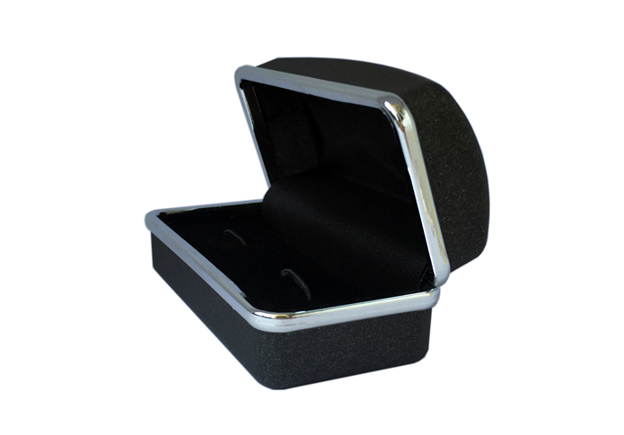 Matt Surface + Plastic Cufflinks Boxes  Black Classic Cufflinks Boxes Cufflinks Boxes Wholesale & Customized  CL210546
