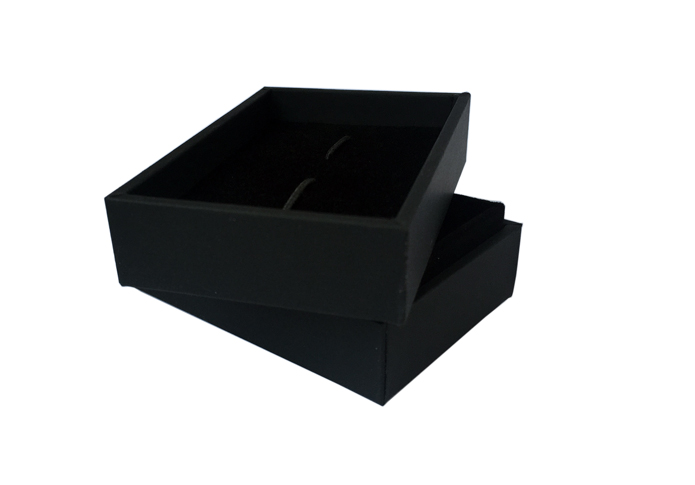 Imitation leather + Plastic Cufflinks Boxes  Black Classic Cufflinks Boxes Cufflinks Boxes Wholesale & Customized  CL210625