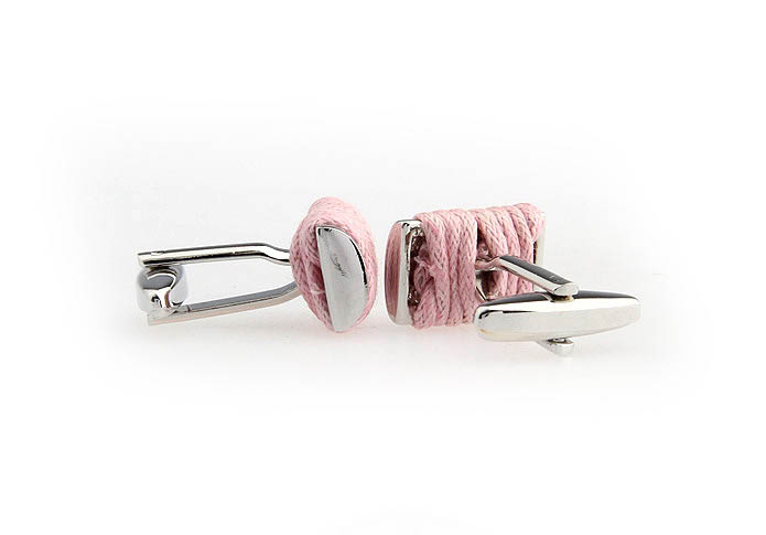 Woolen Cufflinks  Pink Charm Cufflinks Silk Cufflinks Wholesale & Customized  CL651191