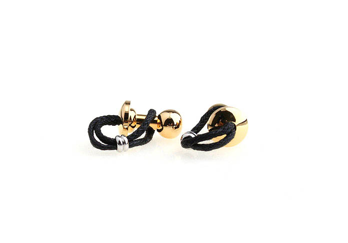 Woolen Cufflinks  Gold Luxury Cufflinks Silk Cufflinks Knot Wholesale & Customized  CL651200