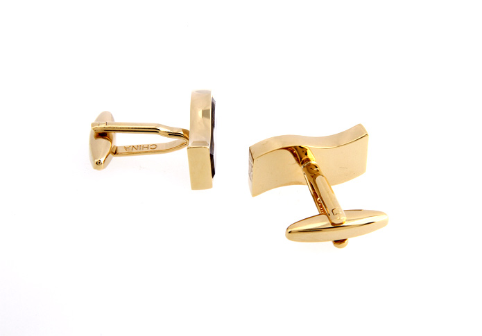  Gold Luxury Cufflinks Crystal Cufflinks Wholesale & Customized  CL630781