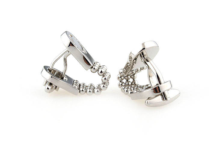 Chain Cufflinks  White Purity Cufflinks Crystal Cufflinks Funny Wholesale & Customized  CL641094