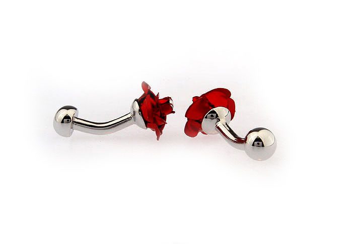 Valentine's Day red roses Cufflinks  White Purity Cufflinks Crystal Cufflinks Recreation Wholesale & Customized  CL652177