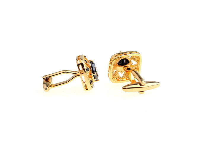  Gold Luxury Cufflinks Crystal Cufflinks Wholesale & Customized  CL652365